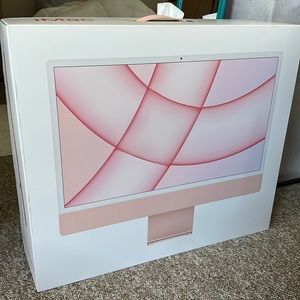 iMac 8-core CPU/GPU  8GB unified memory 256GB SSD with Apple M1 chip